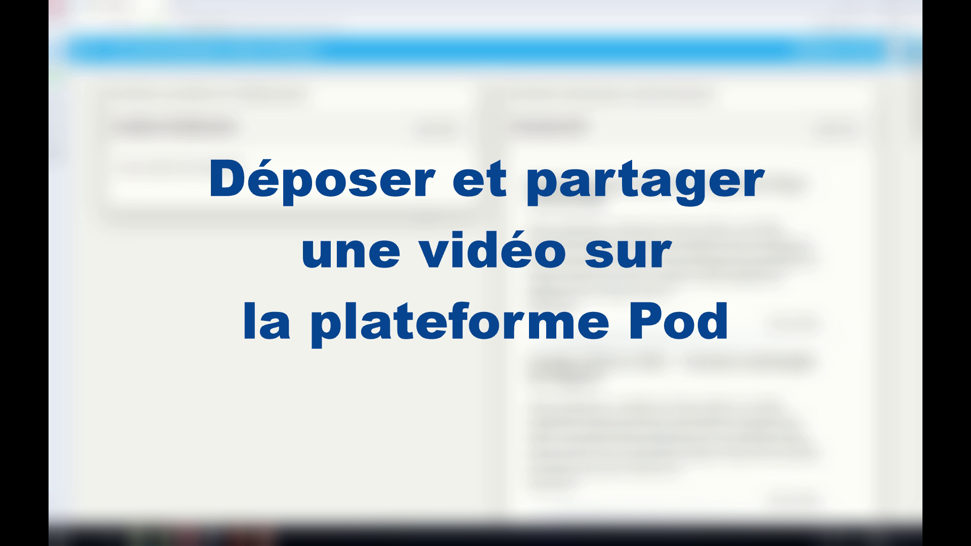 Pod - Tutoriel Pod