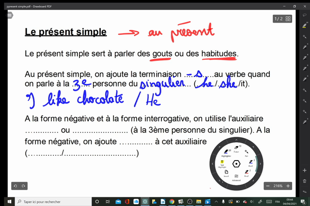 Pod - Le Présent Simple En Anglais