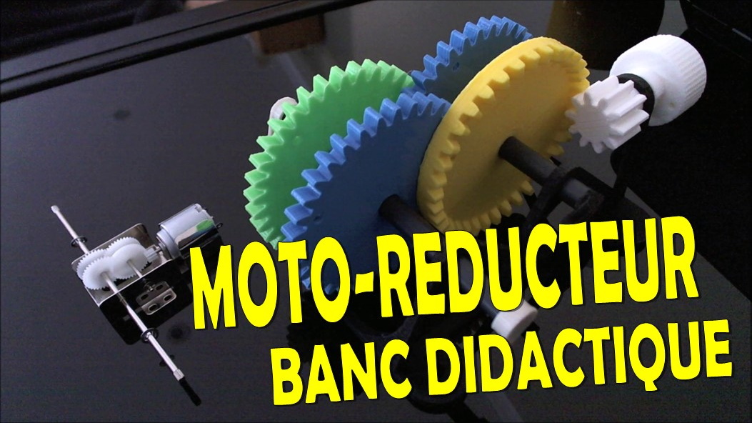 Banc didactique Moto-réducteur