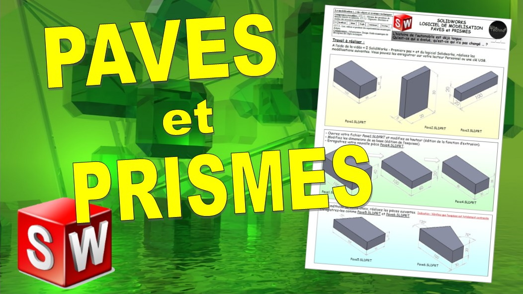 SolidWorks - Fiche exercices n°1