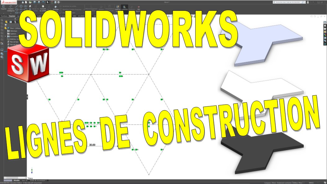 SolidWorks - Lignes de construction